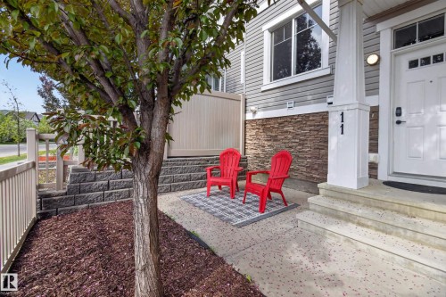 11 1140 Chappelle Boulevard, Edmonton, AB - Outdoor With Deck Patio Veranda