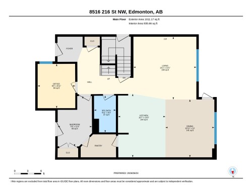 Floor plan - 8516 216 Street, Edmonton, AB 