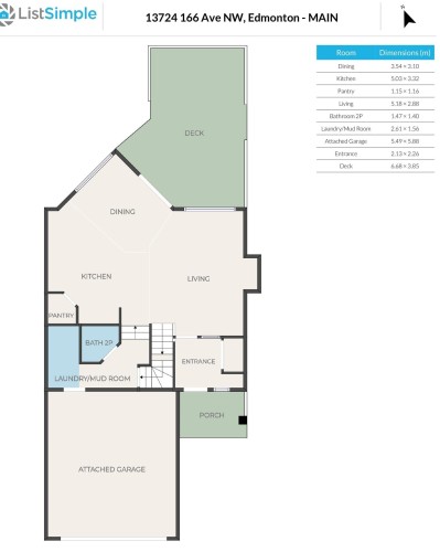 Floor plan - 13724 166 Avenue Nw, Edmonton, AB 