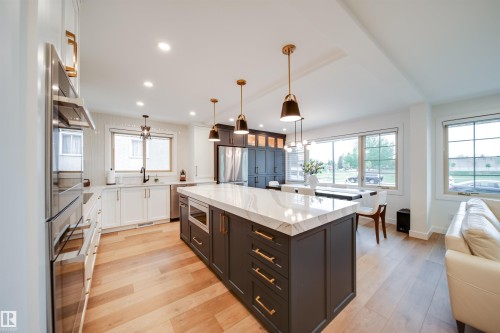5431 113A Street, Edmonton, AB - Indoor Photo Showing Kitchen With Upgraded Kitchen