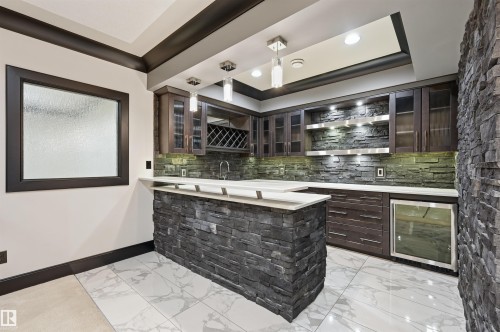 fully equipped wet bar - 5216 Mullen Crest, Edmonton, AB 