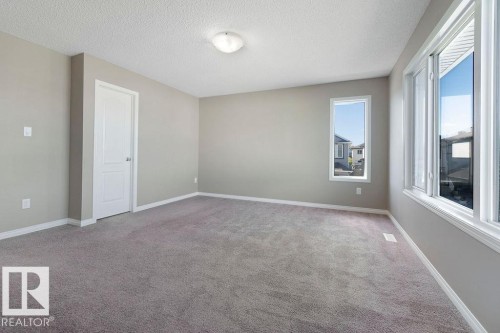 Spacious room featuring neutral carpeting and light gray wall paint - 1306 32A Street, Edmonton, AB 