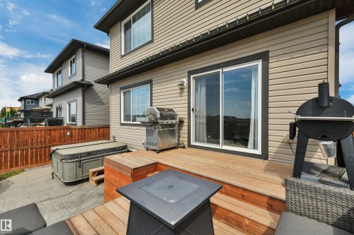 548 Reynalds Wynd, Leduc, AB - Outdoor With Deck Patio Veranda With Exterior