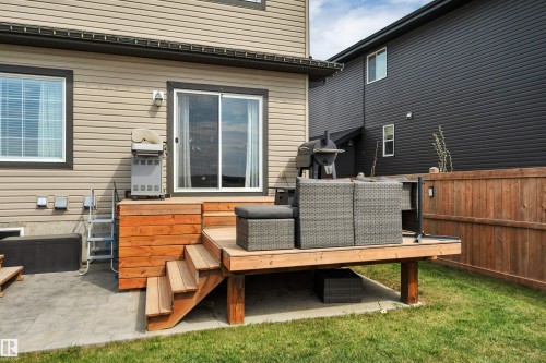 548 Reynalds Wynd, Leduc, AB - Outdoor With Deck Patio Veranda With Exterior