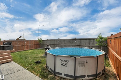 548 Reynalds Wynd, Leduc, AB - Outdoor With Above Ground Pool