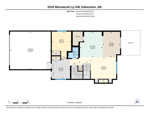 Floor plan - 2534 Wonnacott Loop, Edmonton, AB 