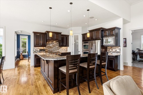 3 Blackhawk Drive, Rural Parkland County, AB - Indoor Photo Showing Kitchen With Upgraded Kitchen