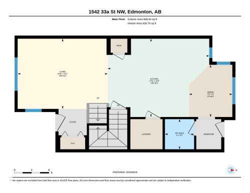 Floor plan - 1542 33A St Nw, Edmonton, AB 