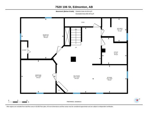 Floor plan - 7520 106 Street, Edmonton, AB 