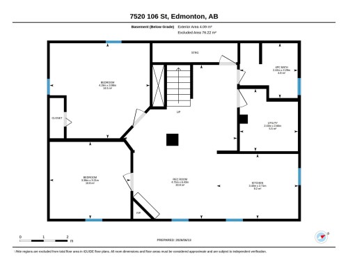 Floor plan - 7520 106 Street, Edmonton, AB 