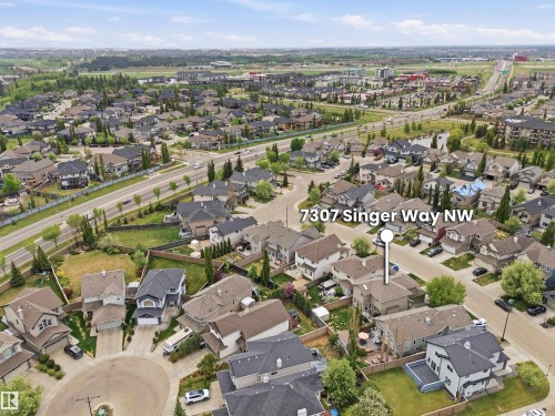 7307 Singer Way, Edmonton, AB - Outdoor With View