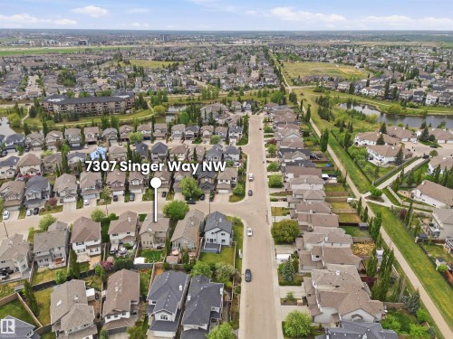 7307 Singer Way, Edmonton, AB - Outdoor With View