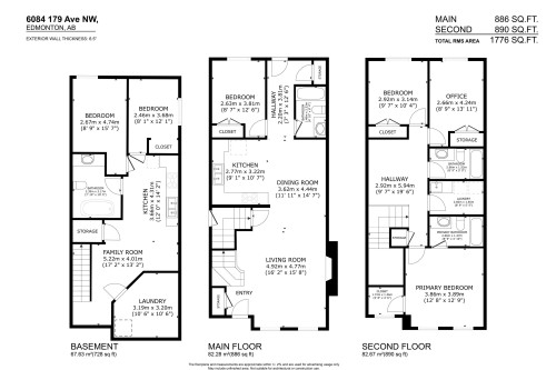 Floor plan - 6084 179 Avenue, Edmonton, AB 
