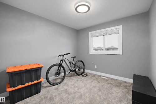 Room with neutral gray walls, light gray carpeting, and white trim - 6084 179 Avenue, Edmonton, AB 