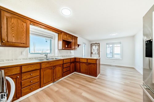 14063 128 Street, Edmonton, AB - Indoor Photo Showing Kitchen With Double Sink