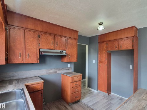 3729 54 Street, Wetaskiwin, AB - Indoor Photo Showing Kitchen With Double Sink