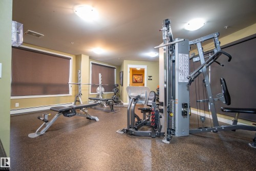 #612 33 Fifth Av, Spruce Grove, AB - Indoor Photo Showing Gym Room