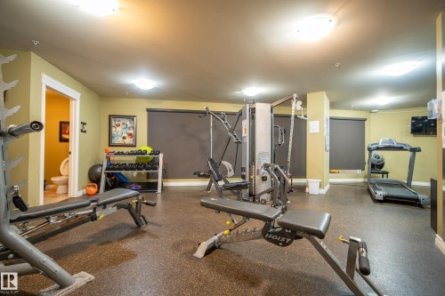 #612 33 Fifth Av, Spruce Grove, AB - Indoor Photo Showing Gym Room
