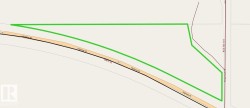 Property Boundary Map. Illustrating the property’s geographical configuration and its relation to adjacent roadways - 