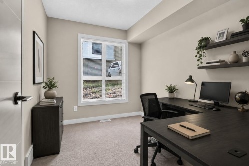 Office - #90 2560 Pegasus Bv Nw, Edmonton, AB - Indoor Photo Showing Office