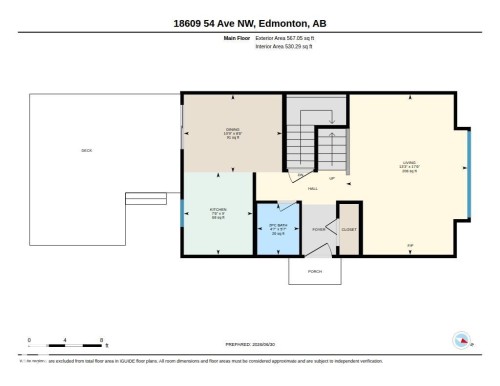 Floor plan - 18609 54 Avenue, Edmonton, AB 
