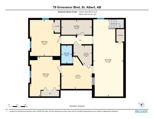 Floor plan - 79 Grosvenor Boulevard, St. Albert, AB 