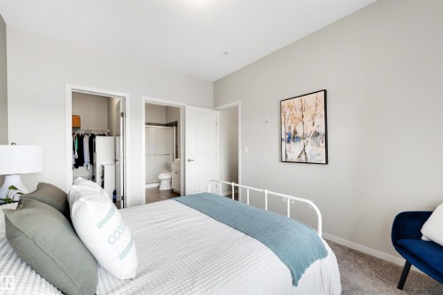 437 1818 Rutherford Road, Edmonton, AB - Indoor Photo Showing Bedroom
