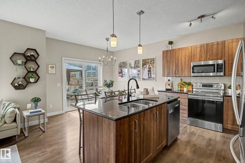 22609 94A Avenue Nw, Edmonton, AB - Indoor Photo Showing Kitchen With Double Sink