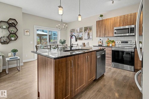 22609 94A Avenue Nw, Edmonton, AB - Indoor Photo Showing Kitchen With Double Sink