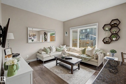 22609 94A Avenue Nw, Edmonton, AB - Indoor Photo Showing Living Room