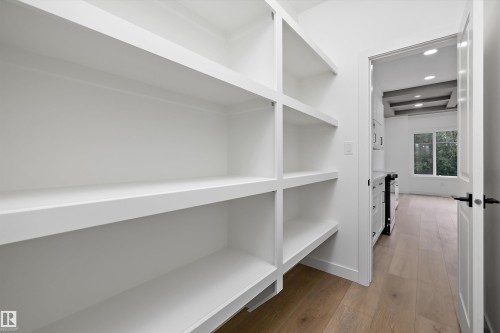 Walk in closet - 915 Elderberry Landing Nw, Edmonton, AB - Indoor With Storage