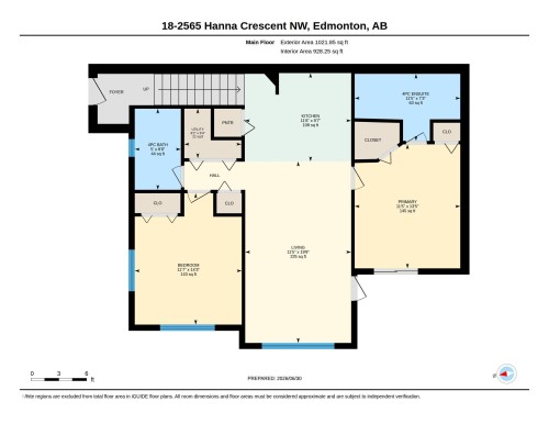 Floor plan - 18 2565 Hanna Crescent, Edmonton, AB 