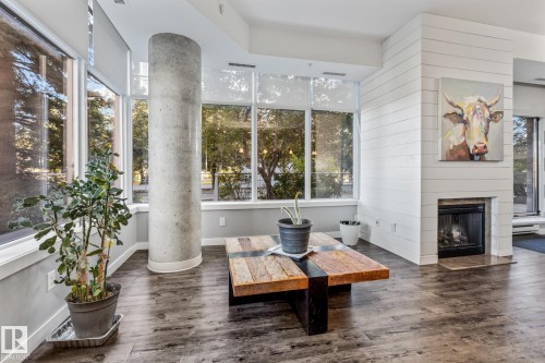 106 2504 109 Street, Edmonton, AB - Indoor With Fireplace