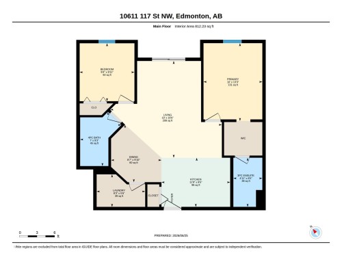 Floor plan - #209 10611 117 St Nw, Edmonton, AB 