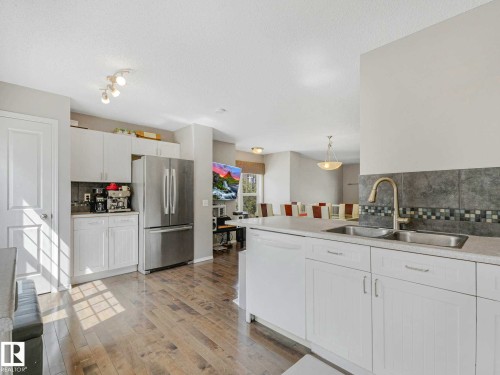 172 5604 199 Street, Edmonton, AB - Indoor Photo Showing Kitchen With Double Sink