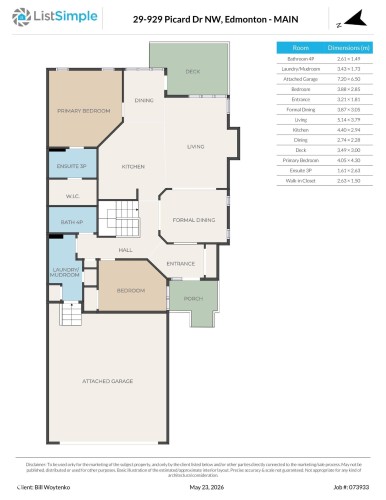 Floor plan - 29 929 Picard Drive, Edmonton, AB - Other