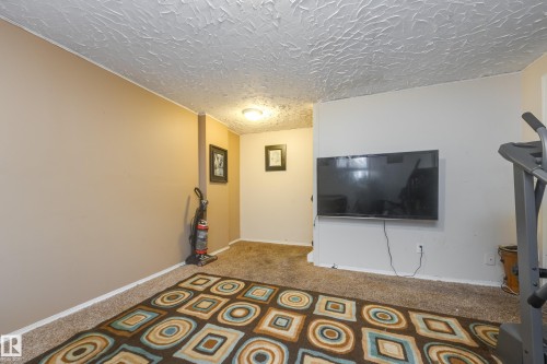 Carpeted flooring, recessed lighting, and neutral wall paint - 17328 106 Street, Edmonton, AB 