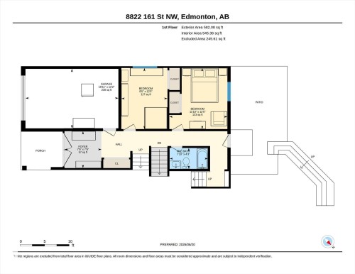Floor plan - 8822 161 Street, Edmonton, AB 