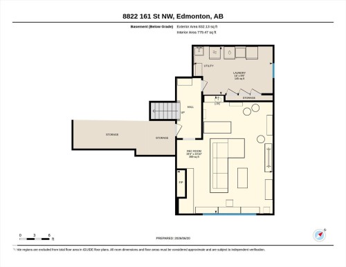 Floor plan - 8822 161 Street, Edmonton, AB 