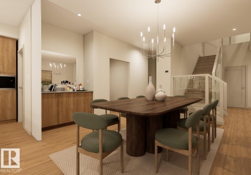 7107 50A Avenue, Beaumont, AB - Indoor Photo Showing Dining Room