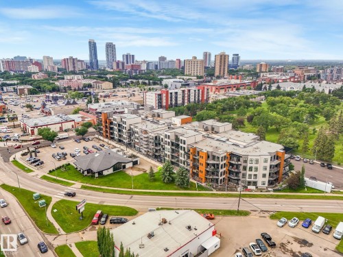 Modern multi-story building featuring balconies and a contemporary facade - 126 10531 117 Street, Edmonton, AB 