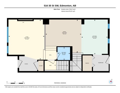 Floor plan - 516 35 Street, Edmonton, AB 