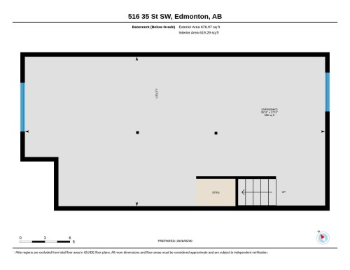 Floor plan - 516 35 Street, Edmonton, AB 