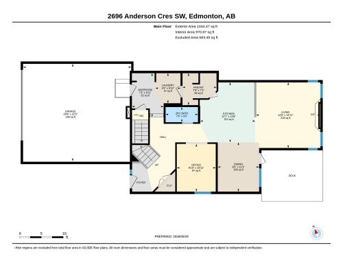 Floor plan - 2696 Anderson Crescent, Edmonton, AB - Other
