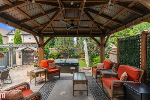 Patio terrace - 1097 Armitage Crescent, Edmonton, AB 