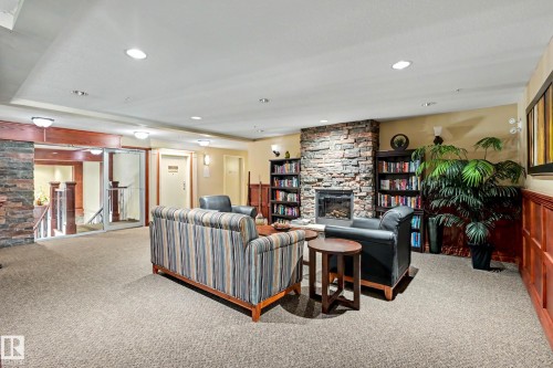 401 1589 Glastonbury Boulevard, Edmonton, AB - Indoor With Fireplace