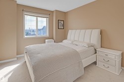 Bright room featuring neutral-toned walls and plush carpet flooring - 