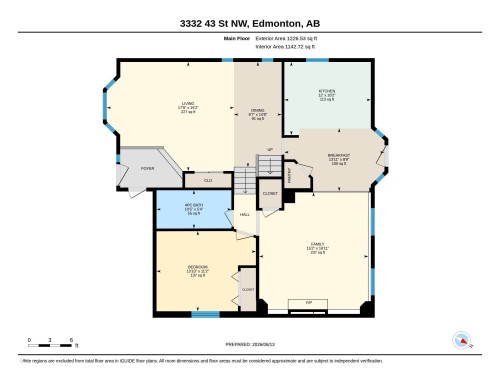Floor plan - 3332 43 Street, Edmonton, AB 