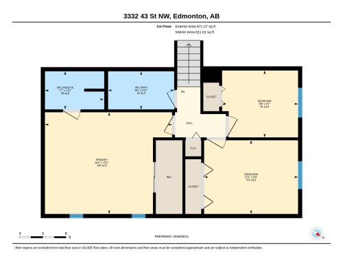 Floor plan - 3332 43 Street, Edmonton, AB 