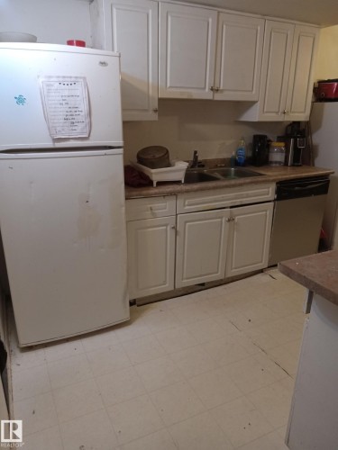 #313 2908 116A Av Nw, Edmonton, AB - Indoor Photo Showing Kitchen With Double Sink